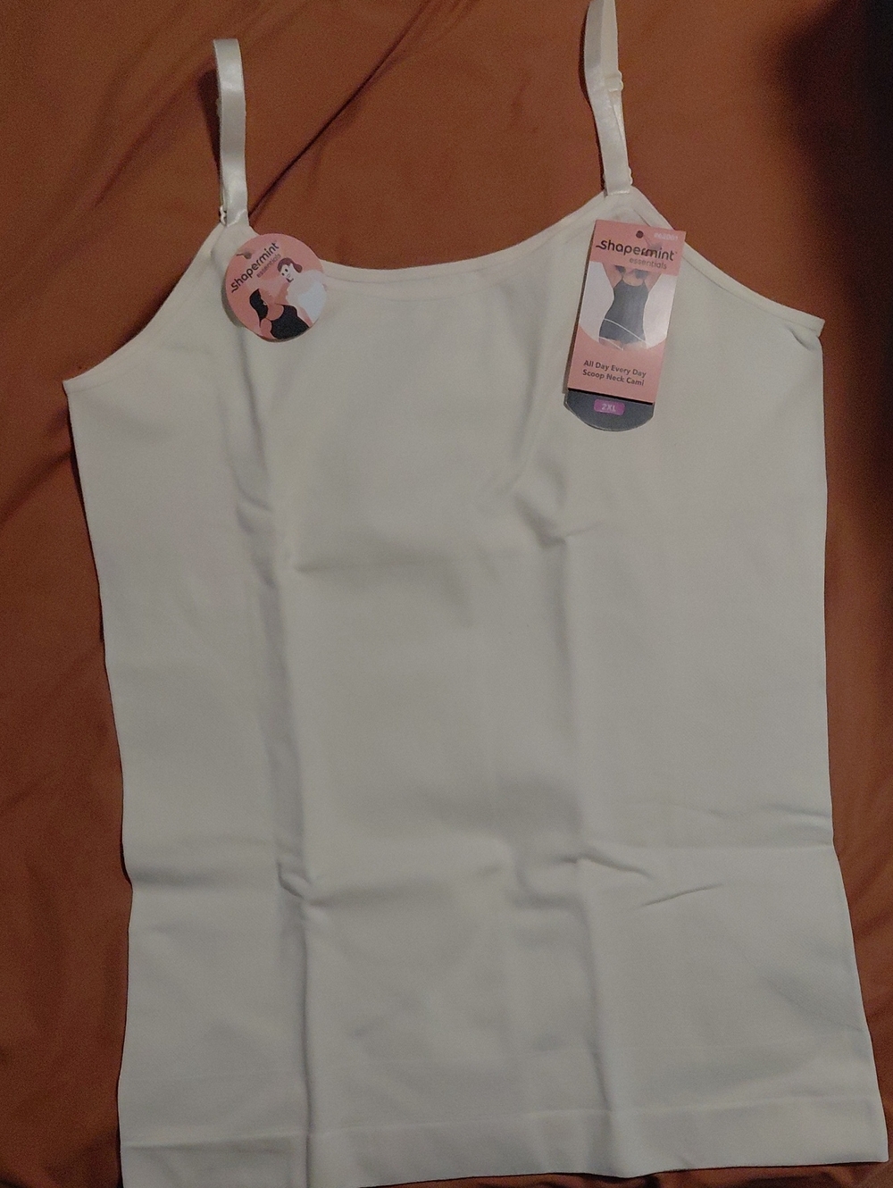 Shapermint Beige Slimming Camisole with Adjustable Straps
